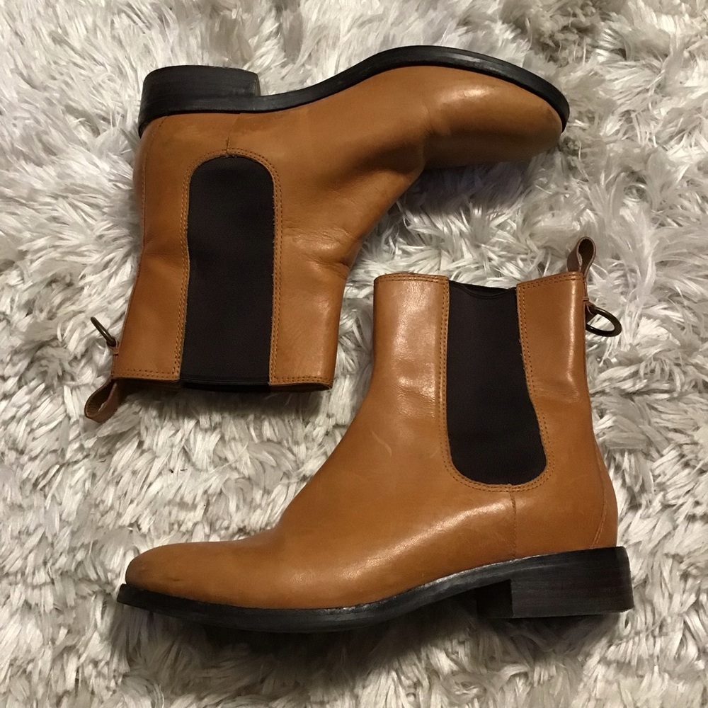 Cole Haan Chelsea Boots Leather Size 7 Tan